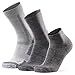 Produktbild DANISH ENDURANCE Hiking Combo 43-47 Grey 3-pack