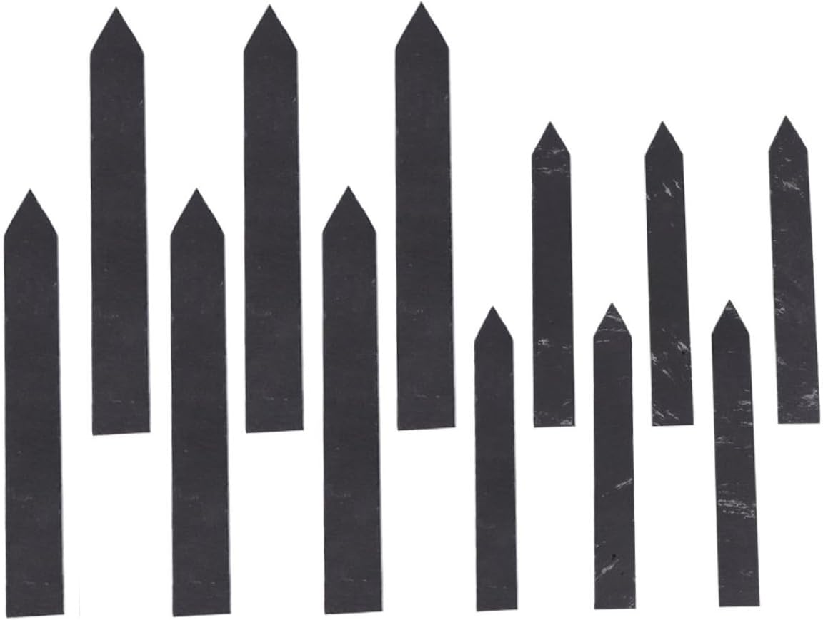 Milisten 12pcs Plant Labels Garden Markers for Plants Herbs Flowers Vegetables Easy to Write Insert for Greenhouses and Potted