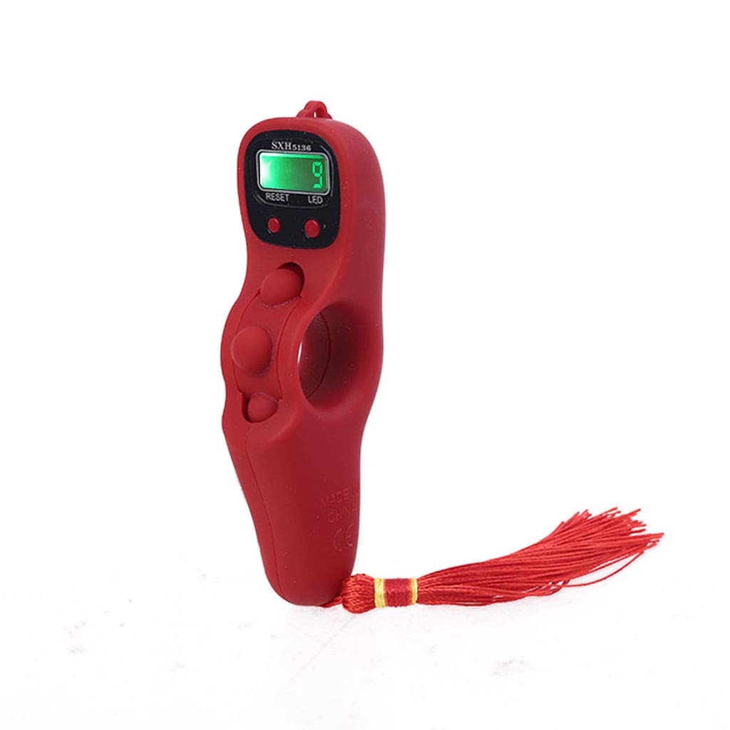 Portable Handheld Digital Beads Counter with Backlight Finger Game Toy Manual Reset Relaxation Tool