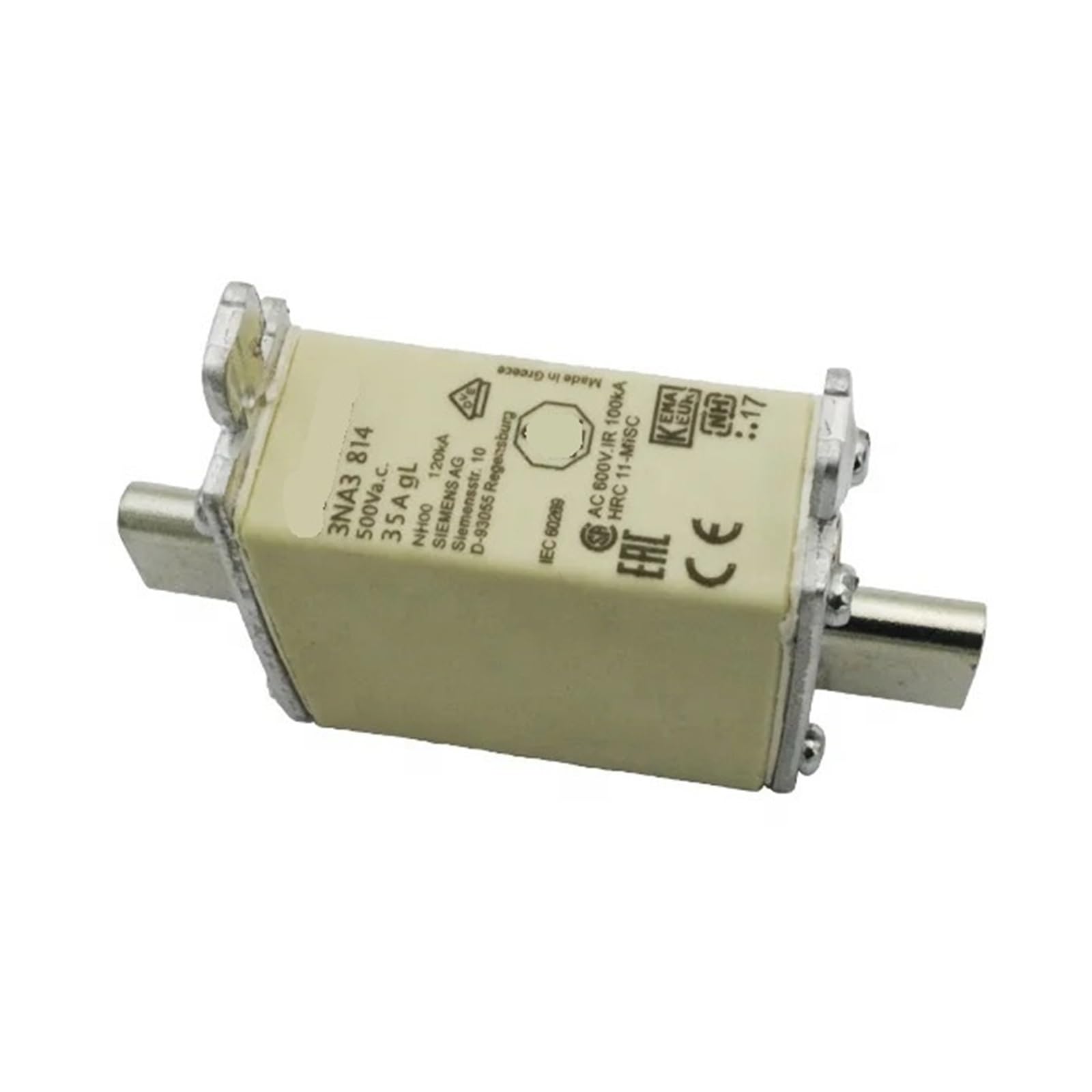 Fusible NH000 AC 690V avec indicateur combiné double protection 3NA7802-6