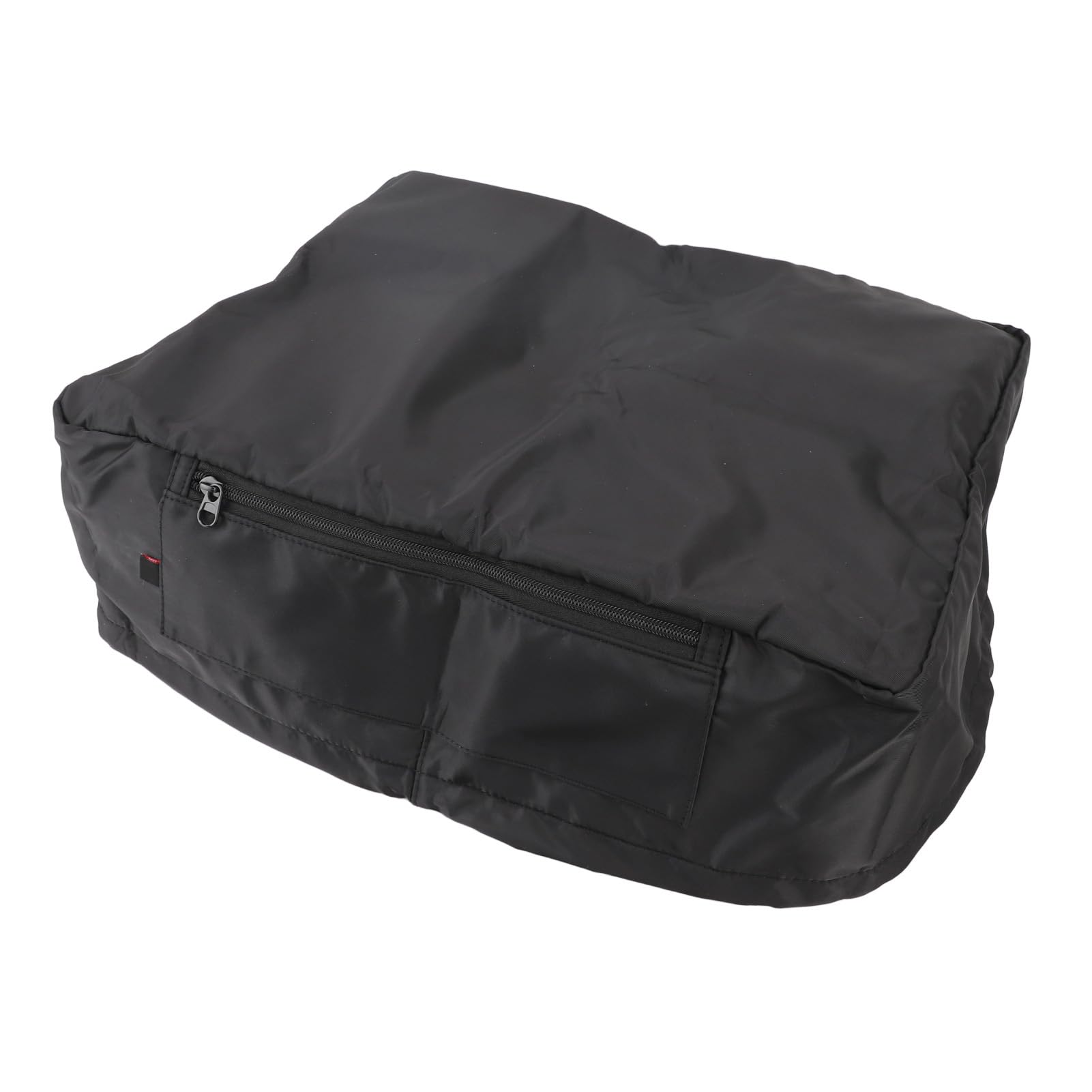 Cryfokt Stereo Receiver Dust Cover, Nylon Fabric Sturdy Black Amplifier Receiver Dust Cover for Home Theater for Sound Equipment