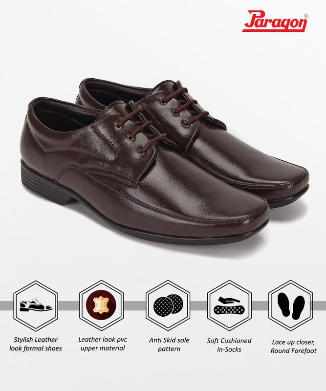 Image of PARAGON K11239G Formal Shoes for Men | Comfortable, Durable & Lightweight Shoes with Soft Cushioned Footbed | Easy Wear Slip On | Ideal for Daily & Occasional Use