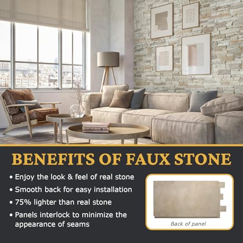 image for AZ Faux AZ Faux High-Density Polyurethane Faux Stone Wall Covering Pan