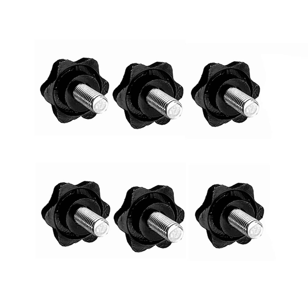 NORMICHIC Pedal Fixed Screws for G25 G27 G29 G920 G923 Pedal Bracket, M6 14MM Steering Wheel Set Screw (6Pcs)