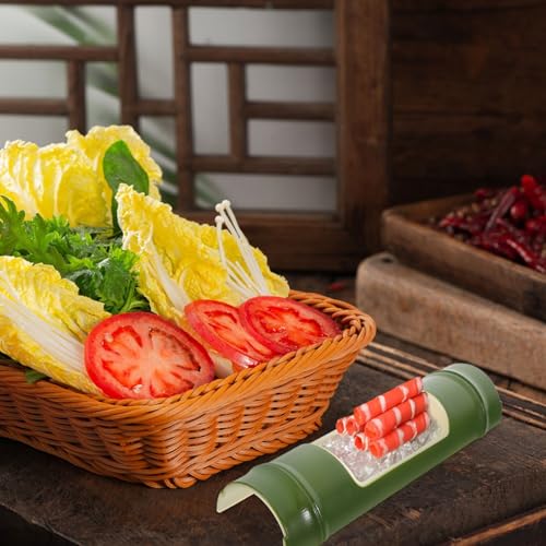 Plato para sushi de plástico para servir miniatura 6
