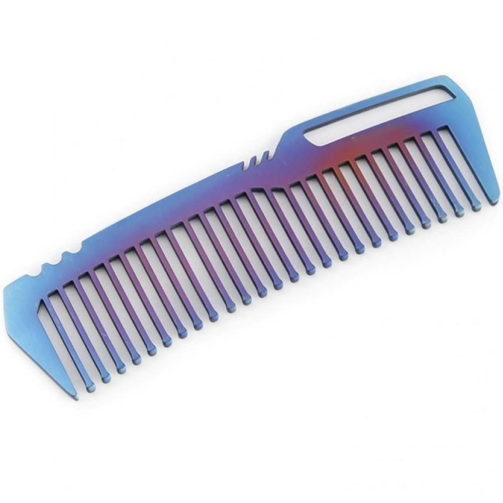 Peine de titanio super light para evitar roturas de peines plásticos en mochilas
