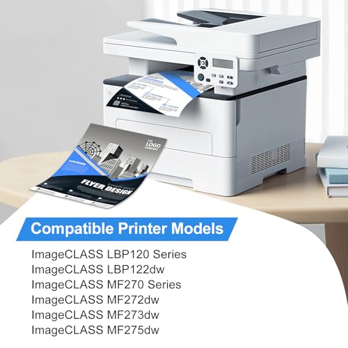Image of Compatible Toner Cartridges Replacement for Canon 071 Black Toner Cartridge 071H 071 CRG071H High Capacity Toner for LBP122dw MF273dw MF275dw LBP122 LBP120 MF272dw MF270 (Black,2Pack)