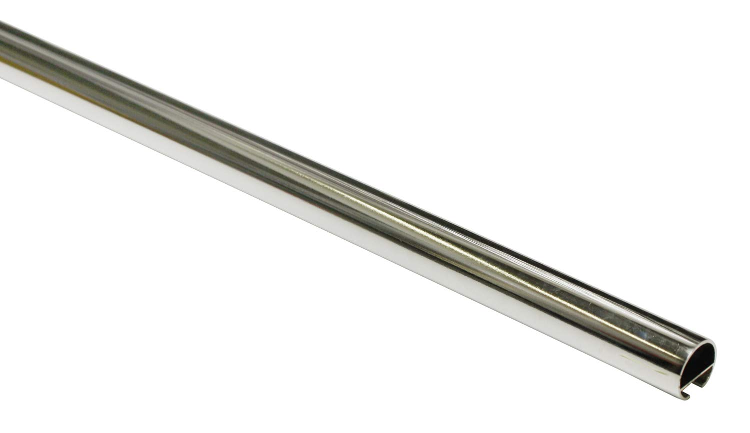 Gardinia Curtain Rod with Inner Track I Diameter 20 mm Chrome 120 cm Metal