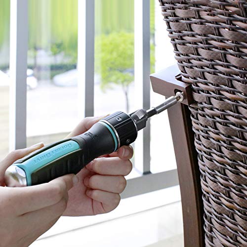 DOUBLEDRIVE Ratcheting Screwdriver Set - 2X Faster, 37-piece Repair Tool Kits for Laptop, PC, Furniture, DIY Hand Work