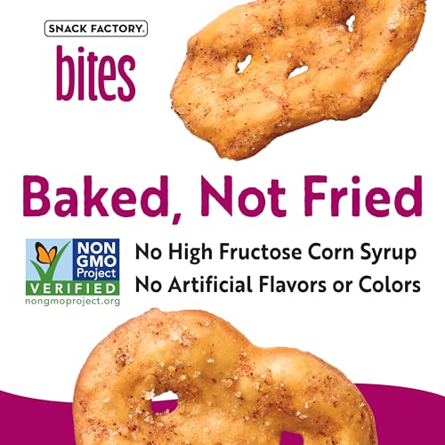 Image of Snack Factory Cinnamon Sugar Pretzels, 9 Oz Bag (Pack of 2)