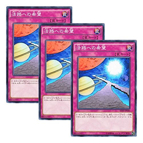 Amazon.co.jp: 【 3枚セット 】遊戯王 日本語版 SD30-JP040 Hope for