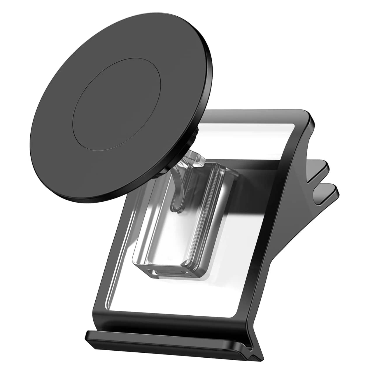 Aporia - Compatible with MagSafe iPhone +12 Holder for Tesla 3 & Y 2021-2023 | Super Strong Magnet Only + Air Vent Clip for Tesla