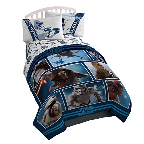 Star Wars Ep7 Live Action Blue Twin Reversible Comforter