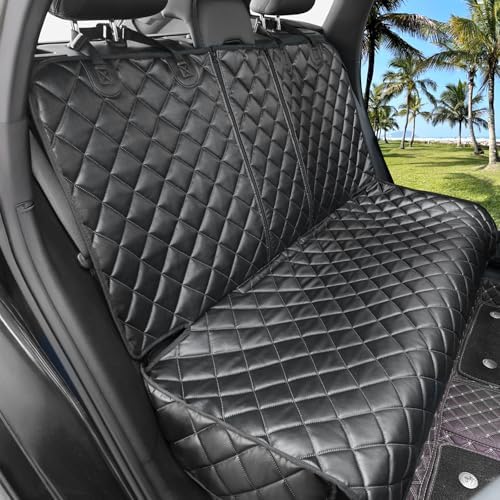 Dog Car Seat Cover for Back Seat, Waterproof Back Seat Covers for...