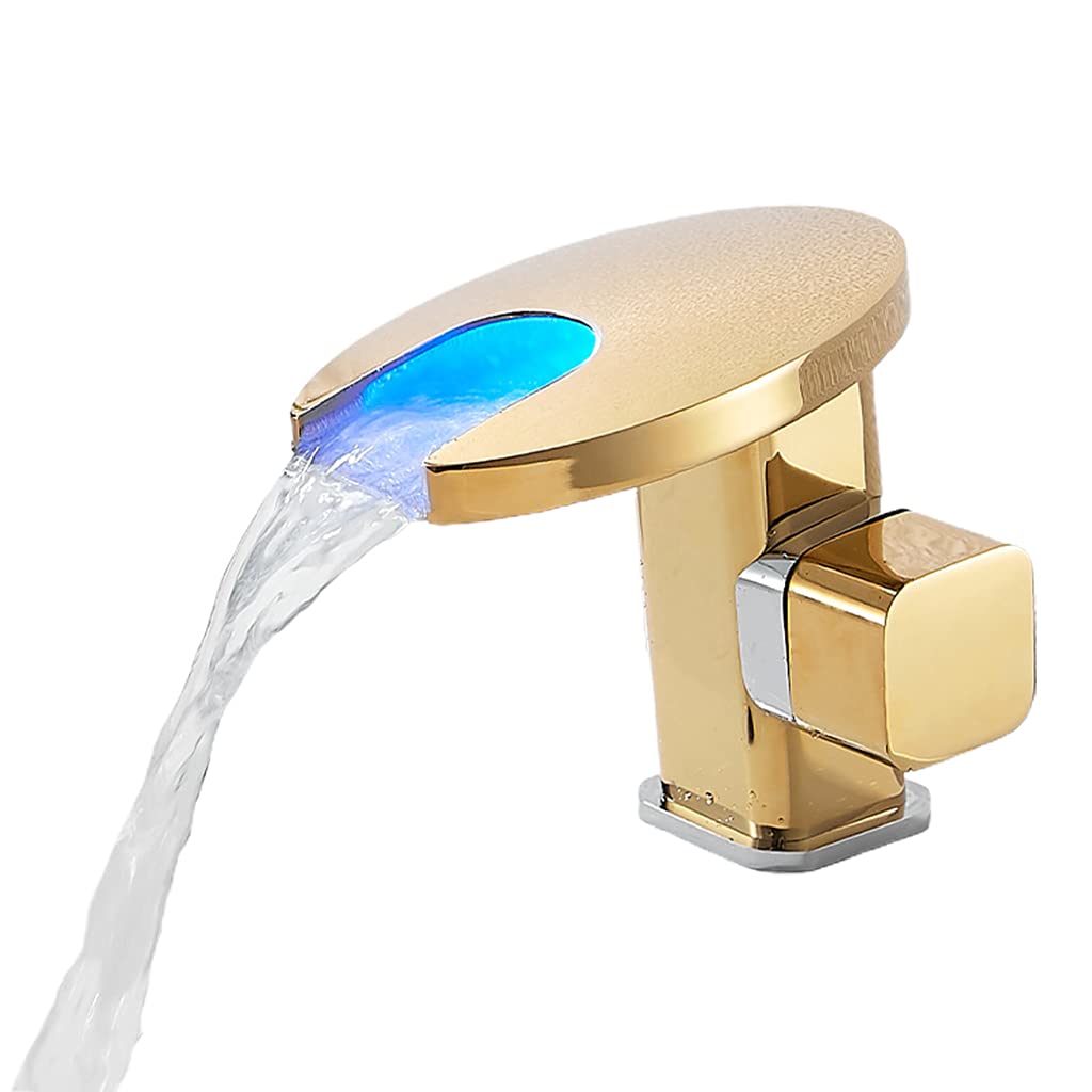 Robinet LED à induction cascade pour éviter les brûlures d'eau chaude - 7