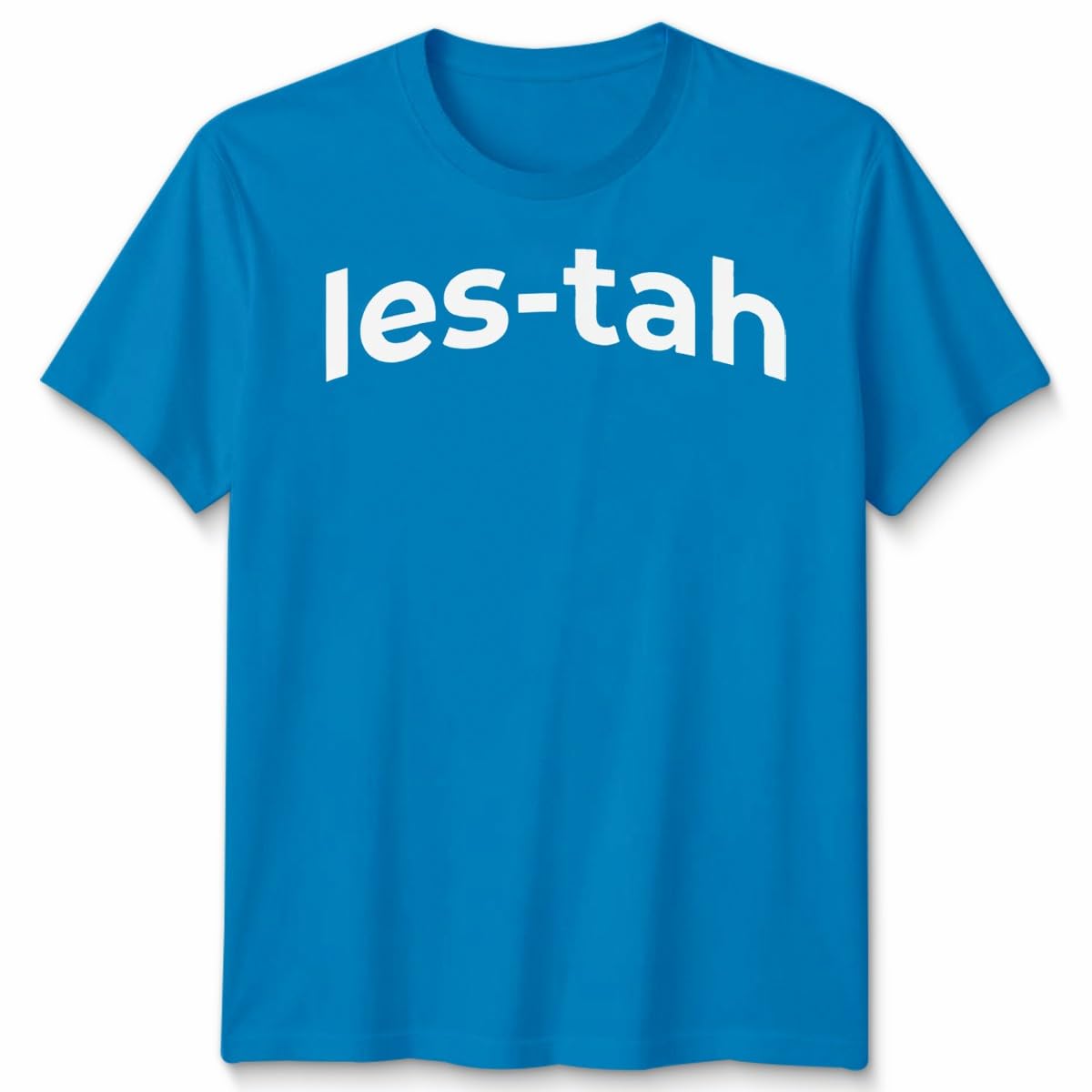 Leicester Lestah Unisex T Shirt Footbal Fan Gift Funny Novelty Soccer Supporters Tee Mens Womens Graphic Top Unisex XL Azure Blue
