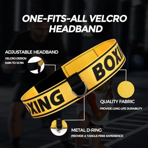 Image of MHYS Reflex Ball, 4 Boxing Reflex Ball with 2 Headband to Improve Hand Eye Coordination and Fitness, Best Boxing Equipment, Speed Training Suitable for Adult /Kids