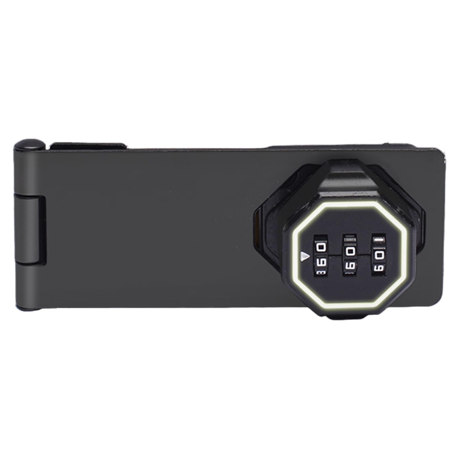 Shyyoulqe Gentleman Black Keyless Cabinet Cabinet Combination Twist Knob Hasp For Kitchen Drawers, Cabinets, Cupboard Enduring Outdoor