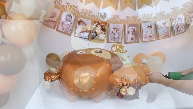 Coole Geburtstagsdeko Für Jungs - Komplettset Mit Bären, Ballons & Banner Für Den 1. Geburtstag