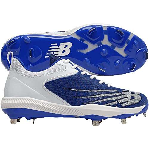 New Balance Men's FuelCell 4040 V6 Metal Baseball Shoe, Team Royal/White, 5 M US