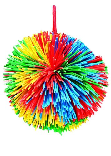 Sportime 1449453 Rub-R-String Ball, 9 cm, Multiple Color