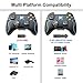 EasySMX 2 Pack Mandos PS3, [Regalos Navidad] 2.4G Mandos PC/PS3, Mandos para...