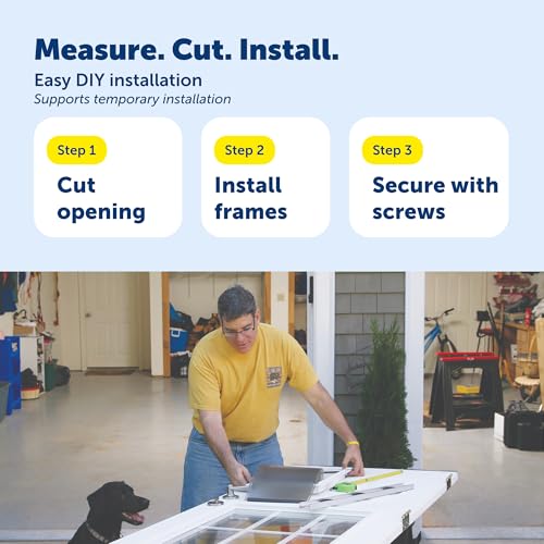PetSafe Plastic Dog & Cat Door, Pets Up to 15 lb, Small - image 6
