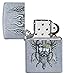 Zippo Viking Warrior Design Street Chrome Pocket Lighter, One Size (29871)