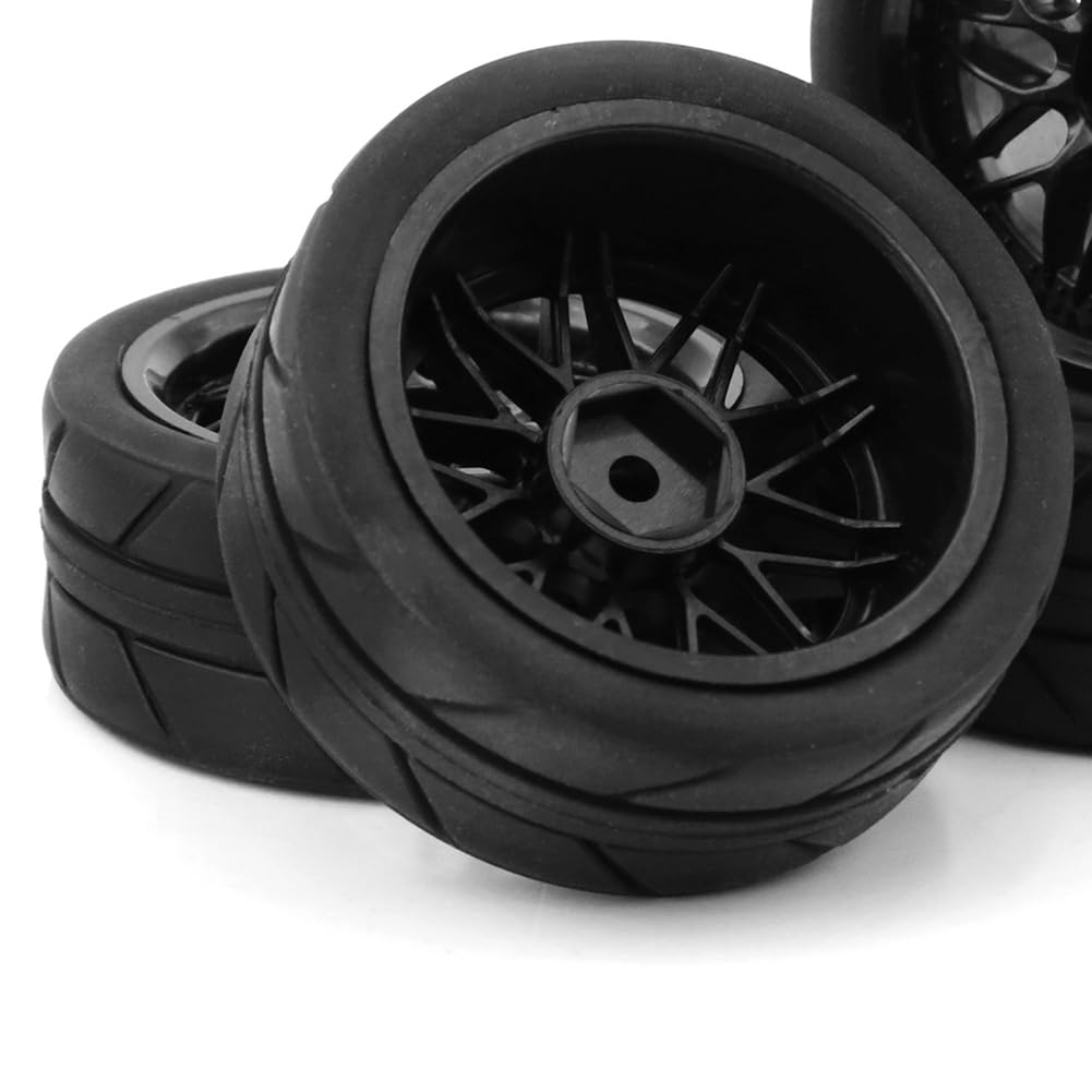 Lifehead Pneus et roues de voiture de rallye RC sur route 67 mm pour voiture de dérive 1/10 RC sur route HSP Tamiya XV01 TT01 TT02B HPI Kyosho FAZER Lifehead Pneus et roues de voiture de rallye RC sur route 67 mm pour voiture de dérive 1/10 RC sur route HSP Tamiya XV01 TT01 TT02B HPI Kyosho FAZER