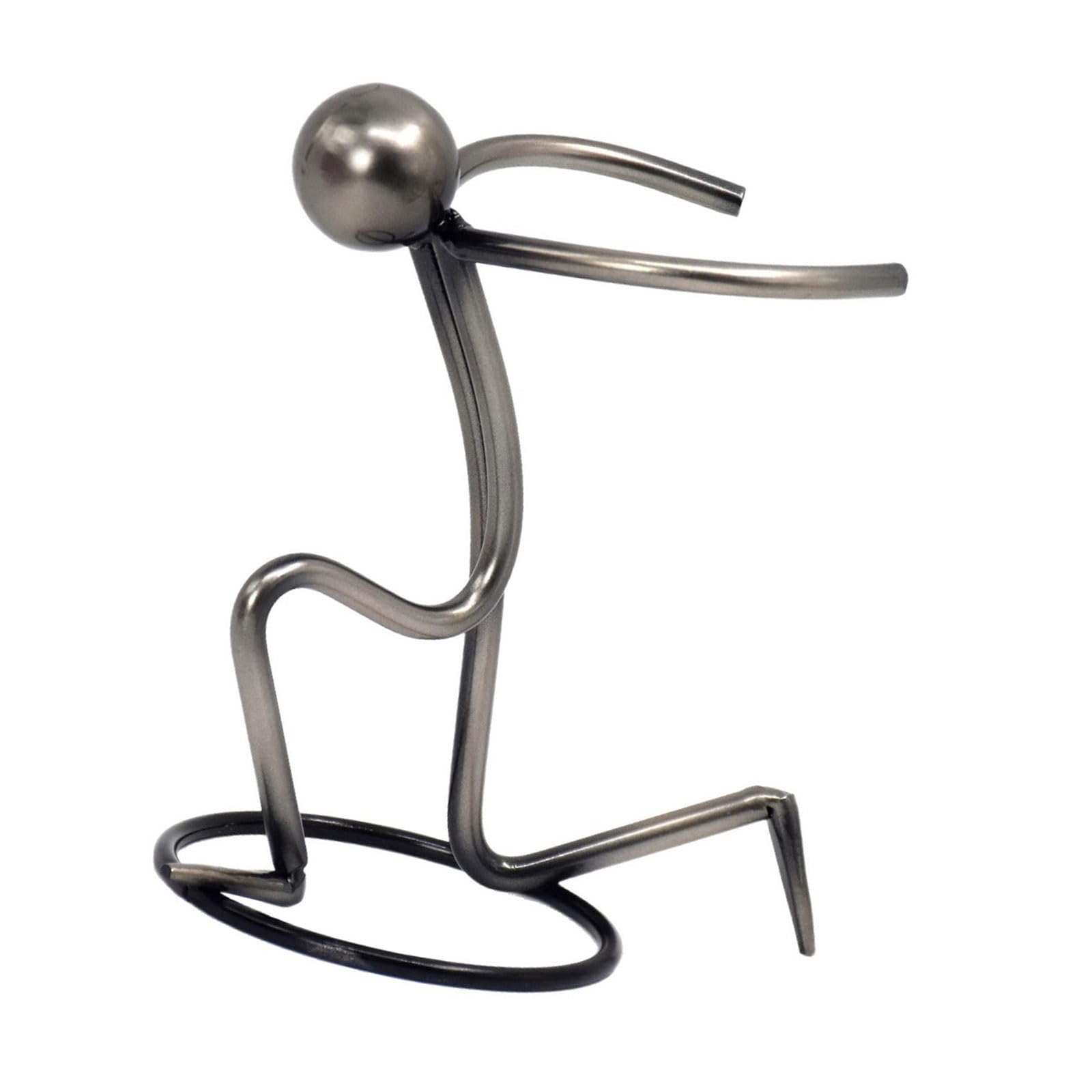 Tsophreniq B Decorative Wine Ottle Holder Metal Tabletop Stand, Art Inspired Display Rack For Kitchen Counter And Home Dining Decor Tabletop Ottle Stand Counter Wine Display Art Metal Holder Home Decor Dining