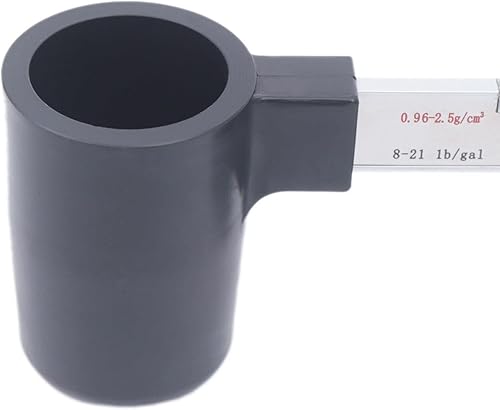 Miniatura 7 de Gdrasuya10 YM-2 - Hidrómetro de barro para balanza de barro, densímetro líquido, medidor de densidad de laboratorio, hidrómetro de equilibrio de