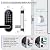 Keyless Entry Fingerprint Smart Lock with Handle & Keypad: Electronic/Electric Digital Lock with Code/Passcode, Biometric Deadbolt Door Knob for Front Door, Bedroom, Interior or Exterior Use (Silver)