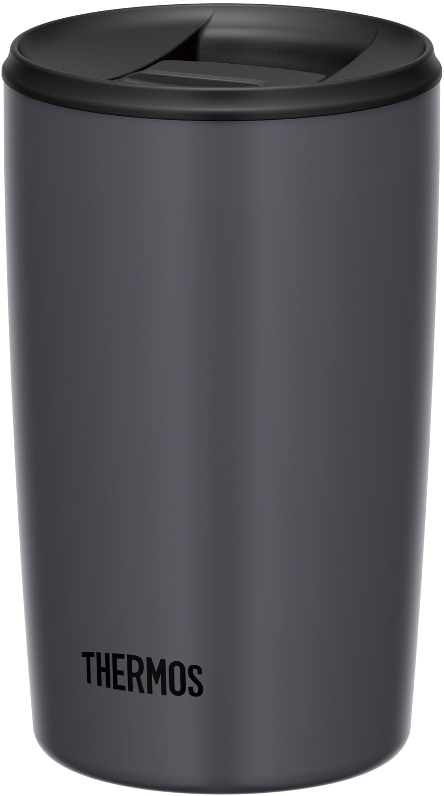 サーモス 真空断熱タンブラー フタ付き 400ml ダークグレー JDP-401…