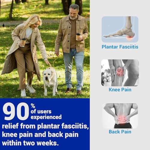 Image of Plantar Fasciitis Relief Insoles, 220+ lbs High Arch Support Inserts for Men Women, Orthotics Inserts for Flat Feet, Work Boot Shoe Insole for Men Women, Absorb Shock with Every Step