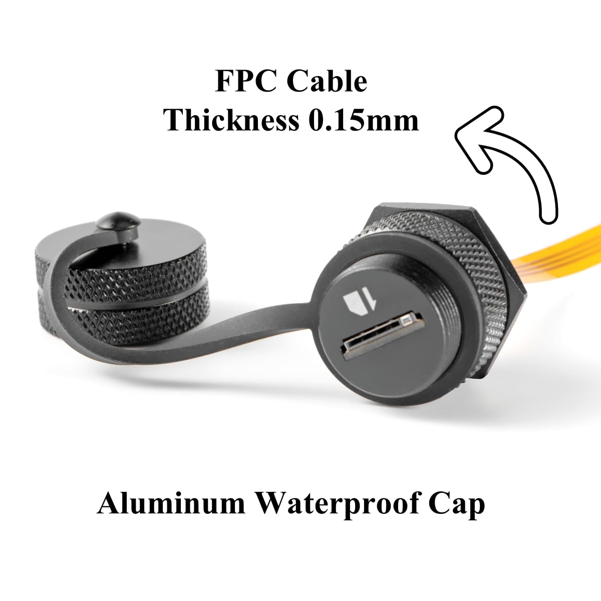 Cable de extensión de tarjeta nano SIM IP67 para exteriores, montaje en panel macho a hembra, extensor flexible FPC, cable adaptador plano nano SIM, cable adaptador plano para 4G/LTE, 5G