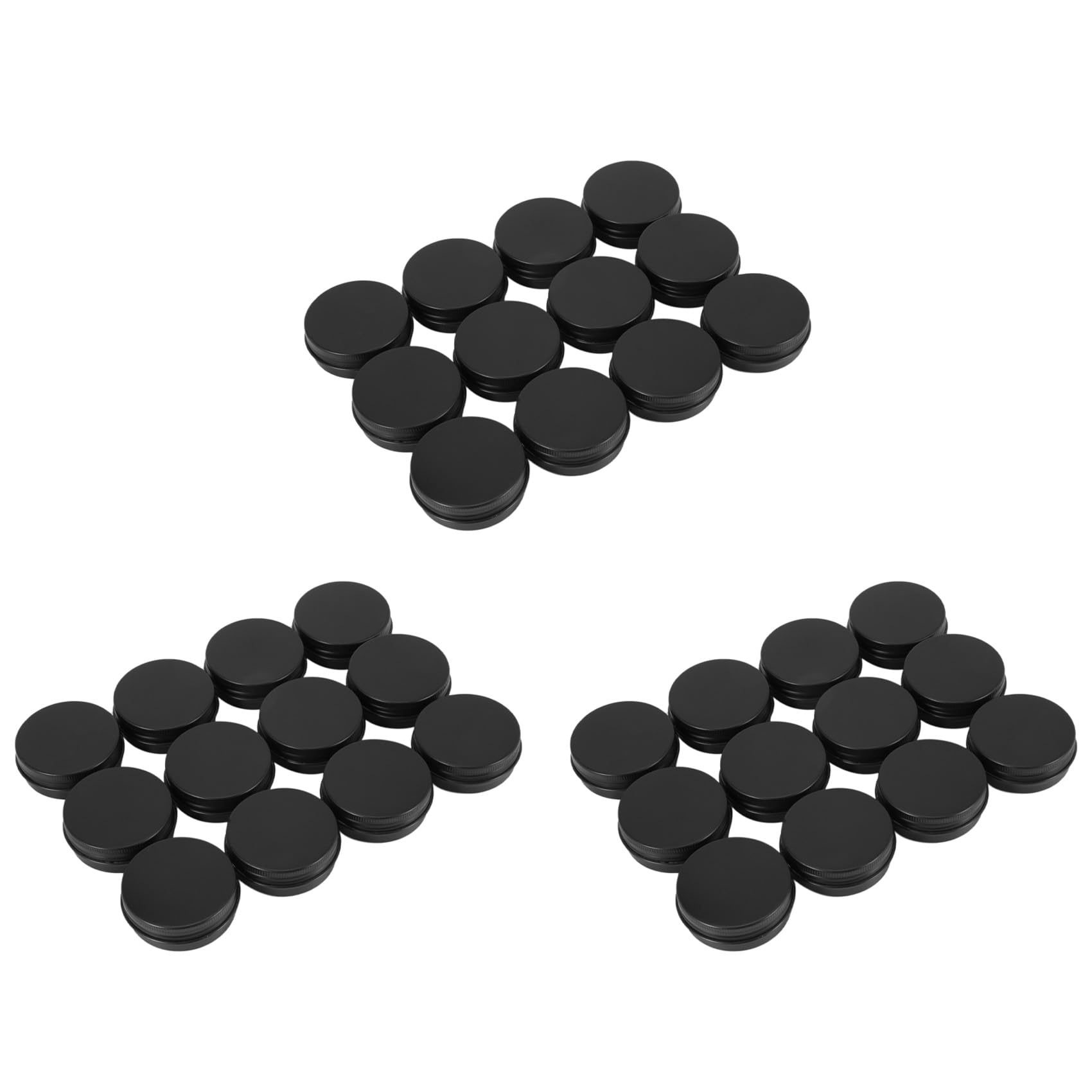 Jnchdghwa 36Pcs 1Oz Tin Jars Round Lid Containers Empty Metal Storage Cans for Organizing Cosmetic Small Jewelry Ornaments
