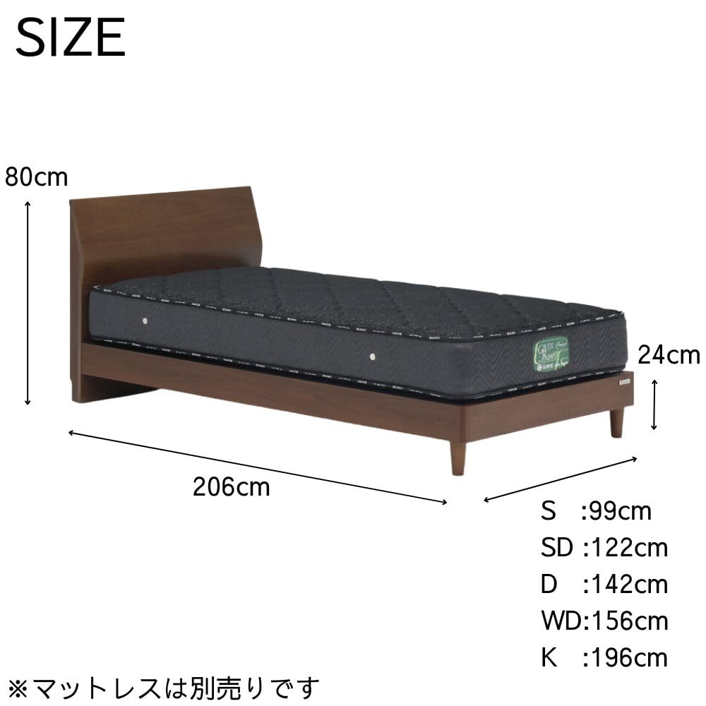 Amazon｜ベッドフレーム ベッド グランツ ダブル ダブルベッド