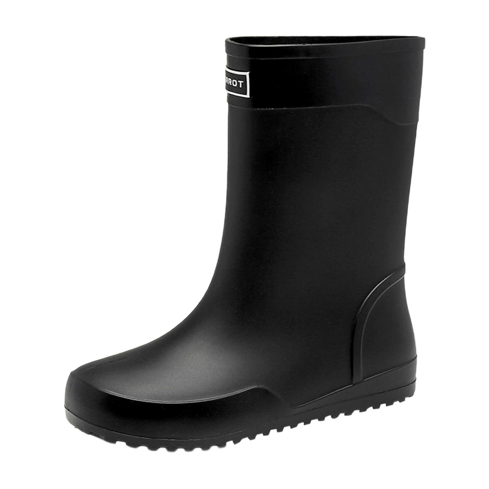 Generico Stivali Da Lavoro Uomo -Scarpe da pioggia fuori metropolitana stile europeo gomma antiscivolo cucina outdoor
