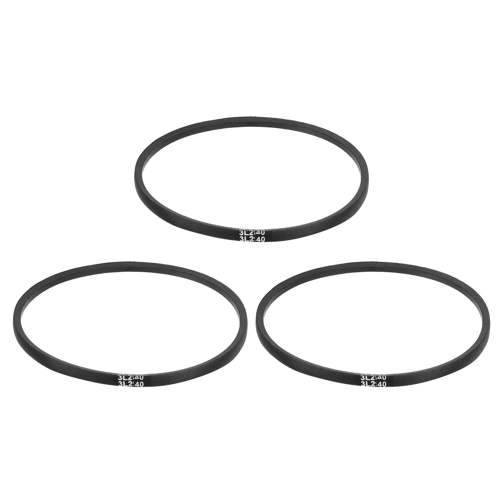uxcell 3L240 Classic Wrapped Rubber V-Belt, 24"(610mm) Outside Circumference, 3L Profile V Belt 3/8" Width 7/32" Height — view 184