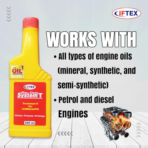 Image of Treatment O for Lubricant, Engine Oil Additive, Engine Oil Treatment, Engine Lubrication, Reducing Friction and Wear & Tear of Engine (300 ml).