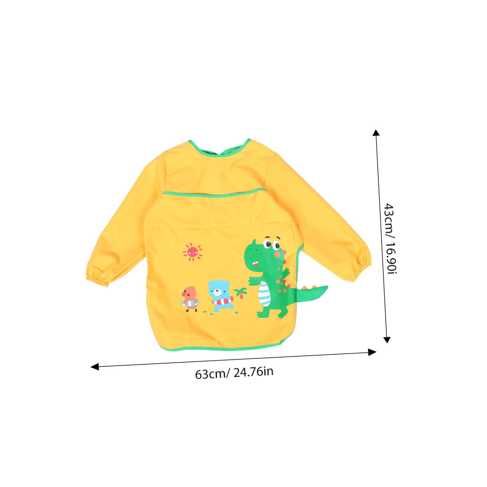 VICASKY 3 Pz Grembiule Per Bambini Grembiuli Per Bambini Pittura Per Bambini Grembiule Da Pittura Impermeabile Bavaglini Per i Più Piccoli Poliestere Bambino Usura Inversa Dipingere