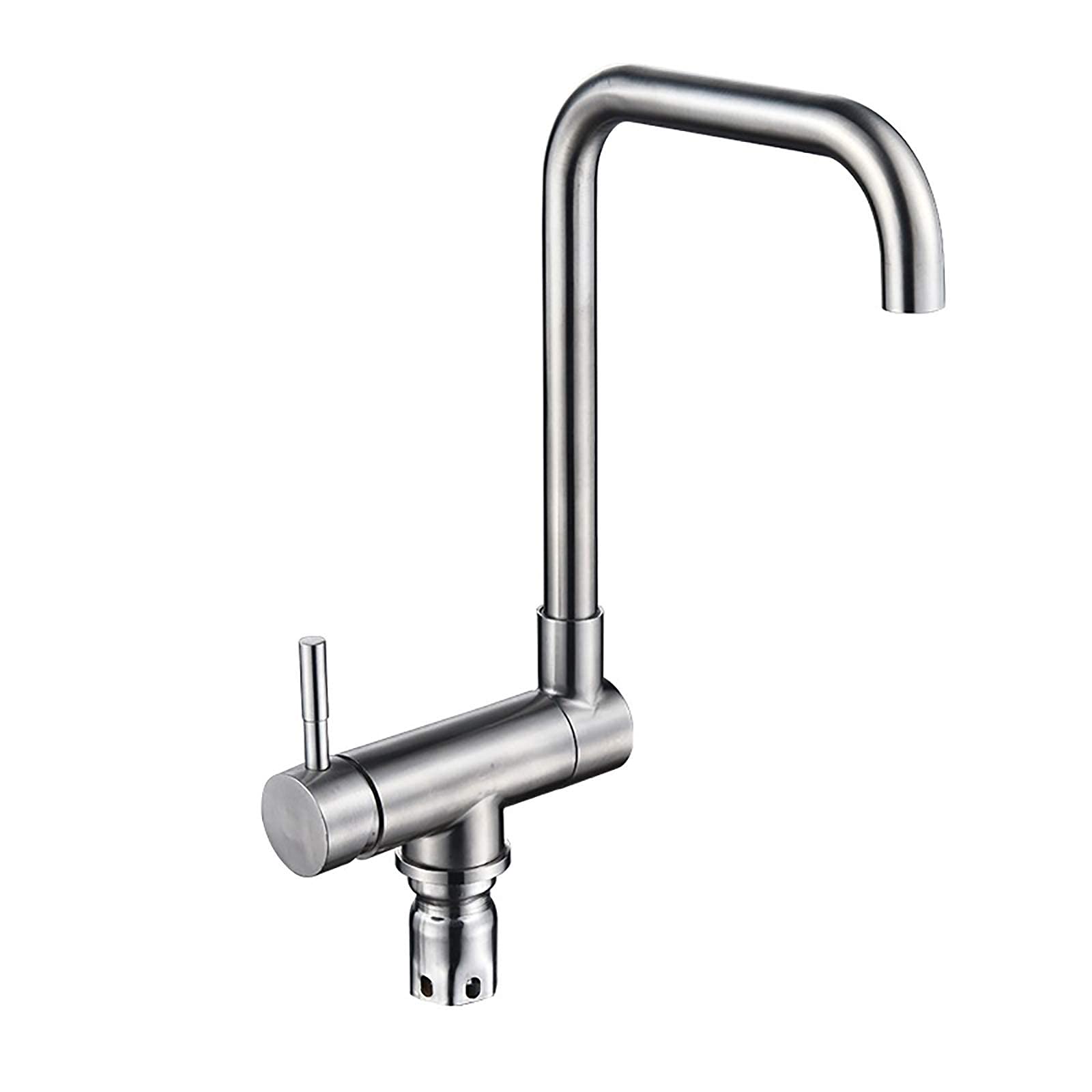 Mezclador Tap Cocina Cuarto de Baño, Giratorio Aireador Aireador Agua Ahorro Grifo Sola Manija Mezclador de Cocina Tapas Single Hole Hot And Fried Water Cash Faucet