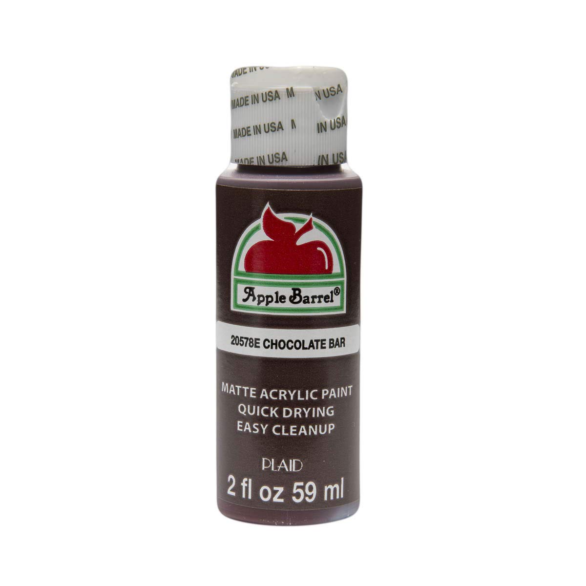 Apple Barrel Acrylic Paint in (2-Ounce), 20578 Chocolate Bar