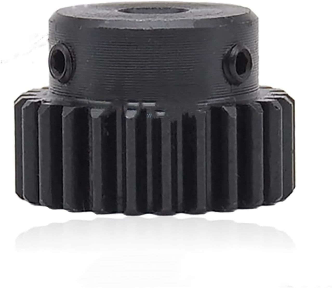 Motorritzel, Getriebe, Motorritzel, Zahngetriebe, 1 Stück, Ritzel, Stirnrad, 1 Modul, 20T, 23T, 25T, 29 Zähne, Stirnradgetriebe, 1 m, 27 Zähne, 45 Stahl, Schwärzung, mechanisches Getriebe, Stirnrad (1