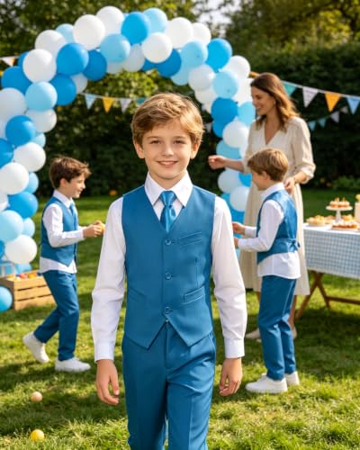 Image of Kids Vest for Boys Formal Suit Vests