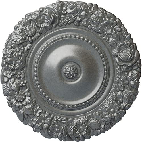 Ekena Millwork CM21MAPLS Ceiling Medallion, Platinum