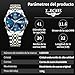 LIGE Relojes de Hombre Resistentes al Agua de Cuarzo Relojes para Hombres de Acero Inoxidable Reloj de Hombre con Fecha de Negocios Plata Oro Pulsera de Acero elstal Luminosos Relojes de Pulsera para Imagen de LIGE Relojes de Hombre Resistentes al Agua de Cuarzo Relojes para Hombres de Acero Inoxidable Reloj de Hombre con Fecha de Negocios Plata Oro Pulsera de Acero elstal Luminosos Relojes de Pulsera para