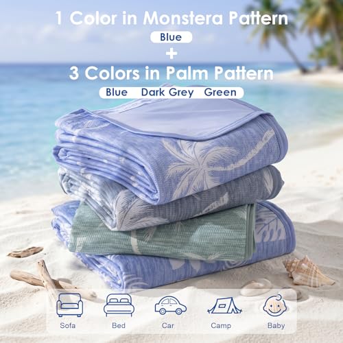 OMERAI Cooling Blanket Throw Size (50"X70"), Cold Blanket for Hot Sleepers - image 9