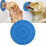 Easy to use:Firstly, spread peanut butter, cream cheese or other your dog's favorite food onto your Dog Licking Mat;Secondly,stick it on the suitable and smooth surface of your bathroom wall;Finally,you could easily washing and cleaning this dog food mat mat by hand.