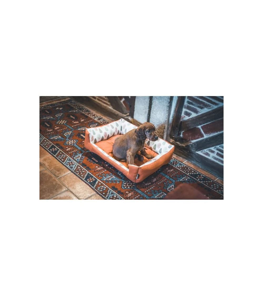 Aime - Cesta para Perro, colección Sweet Tropical, Cesta Mediana/Grande, cómoda, diseño étnico, Naturaleza, diámetro 70 cm